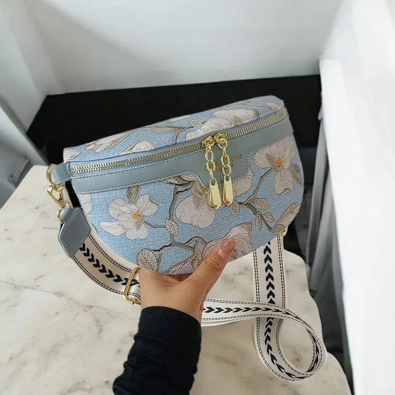 Bolso Riñonera de Flores Colores