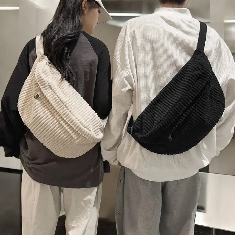 Bolso Riñonera de Pana Unisex