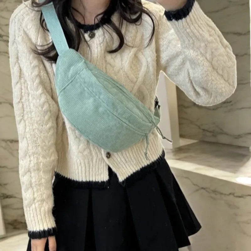 Bolso Riñonera de Pana de Colores