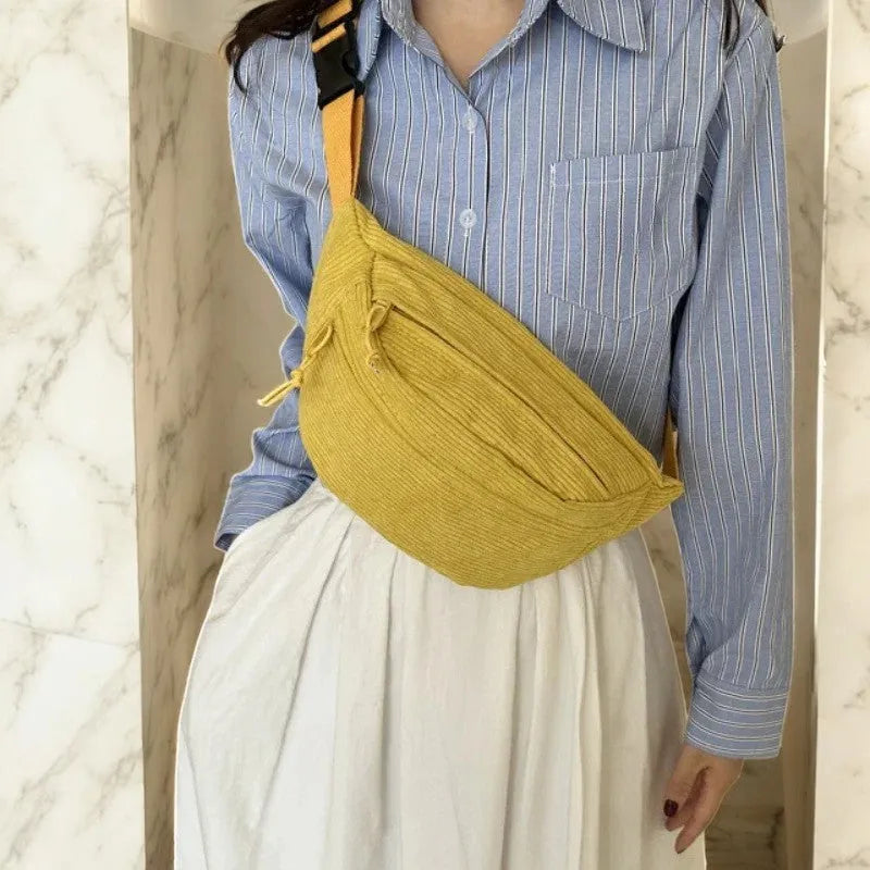 Bolso Riñonera de Pana de Colores