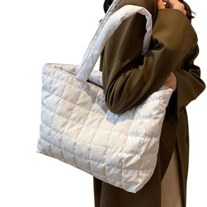 Bolso Shopper Acolchado Casual Básico