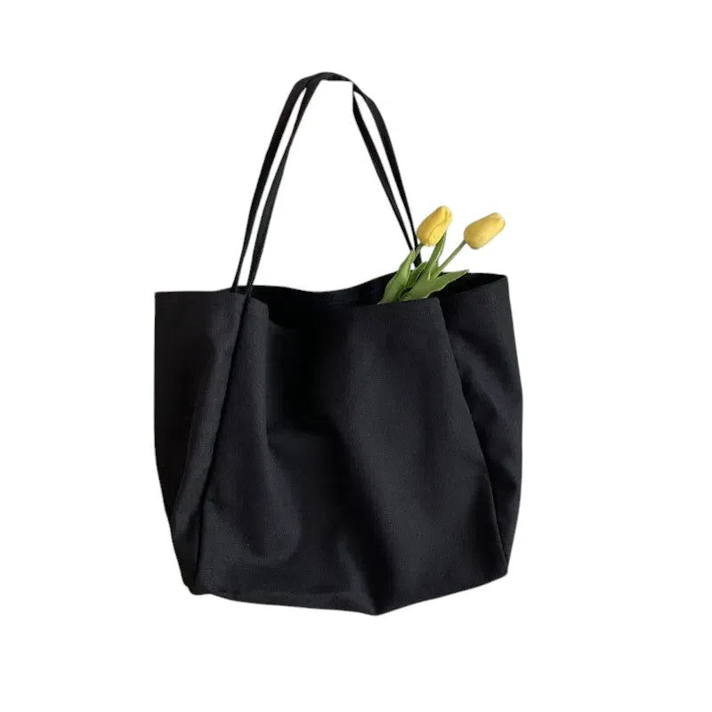 Bolso Shopper Amplio Elegante Negro