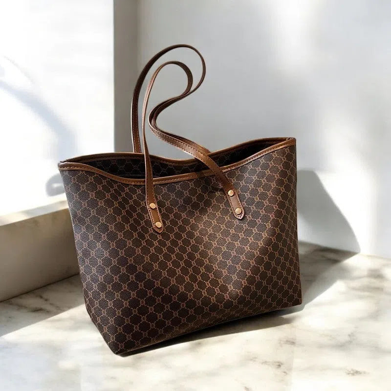 Bolso Shopper Estampado de Cruz