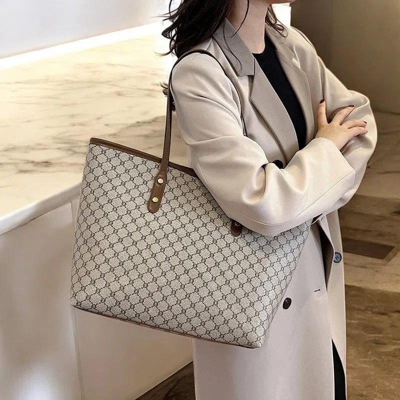 Bolso Shopper Estampado de Cruz