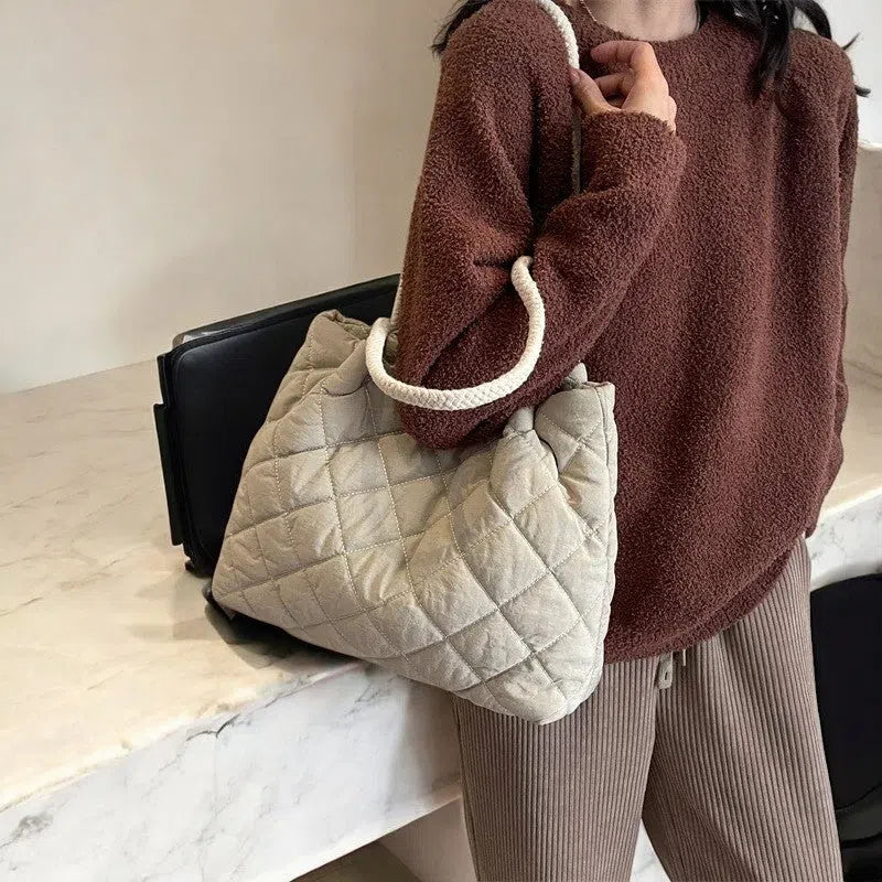 Bolso Shopper Nylon Beige