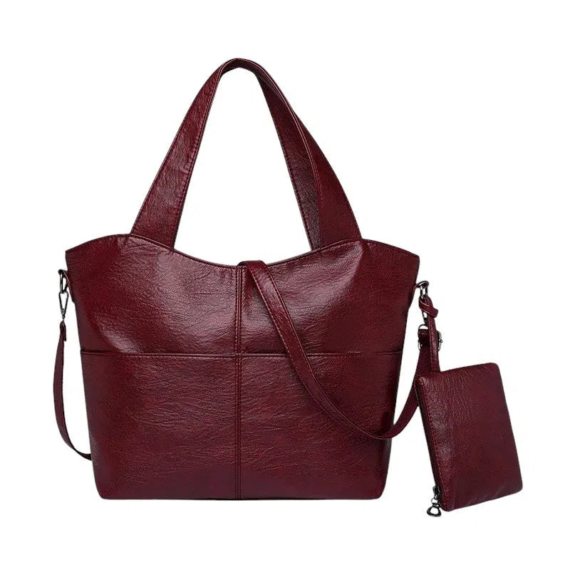 Bolso Shopper de Piel Sintética de Colores