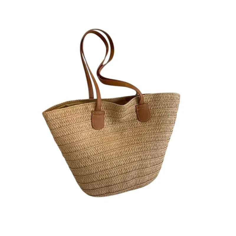 Bolso Shopper de Rafia Elegante
