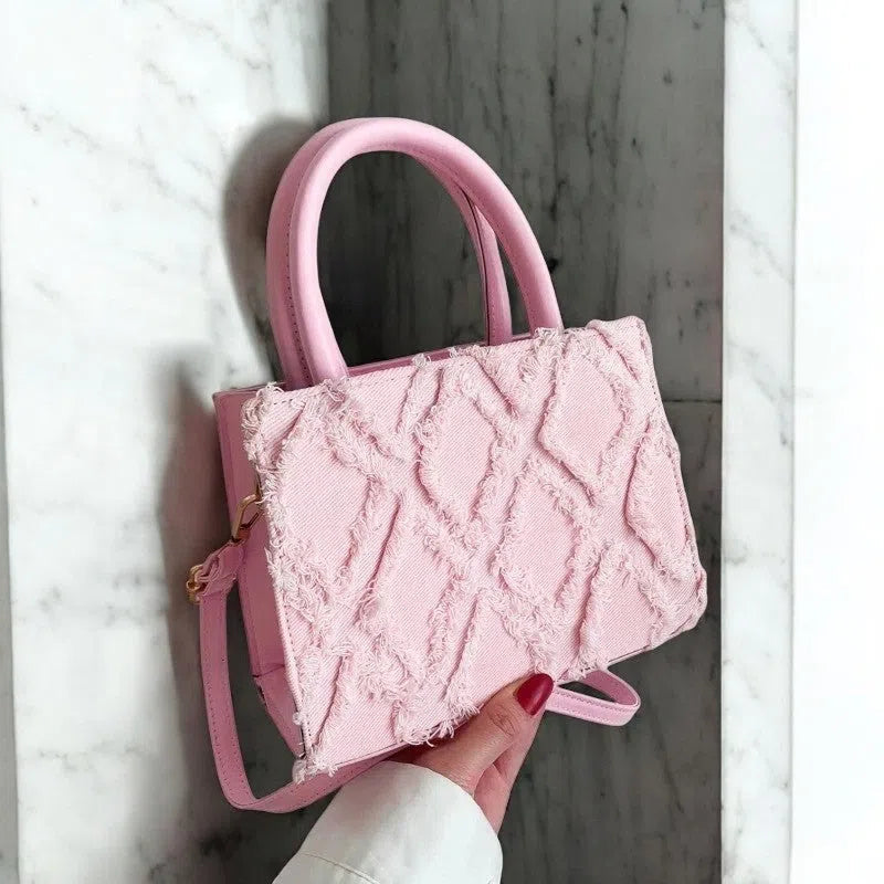 Bolso Tote Bag Mini Detalles Desgastado