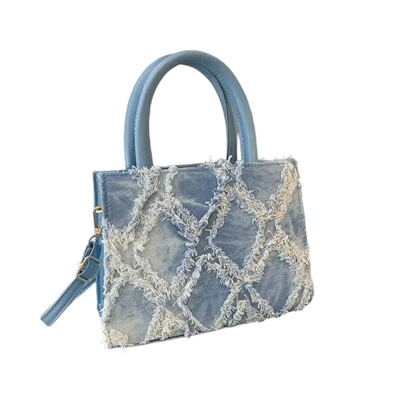 Bolso Tote Bag Mini Detalles Desgastado