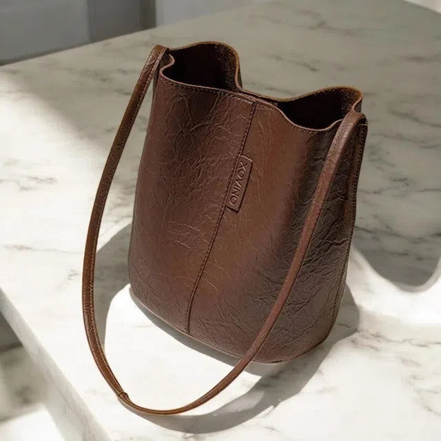 Bolso Tote Bag de PU Amplia Minimalista