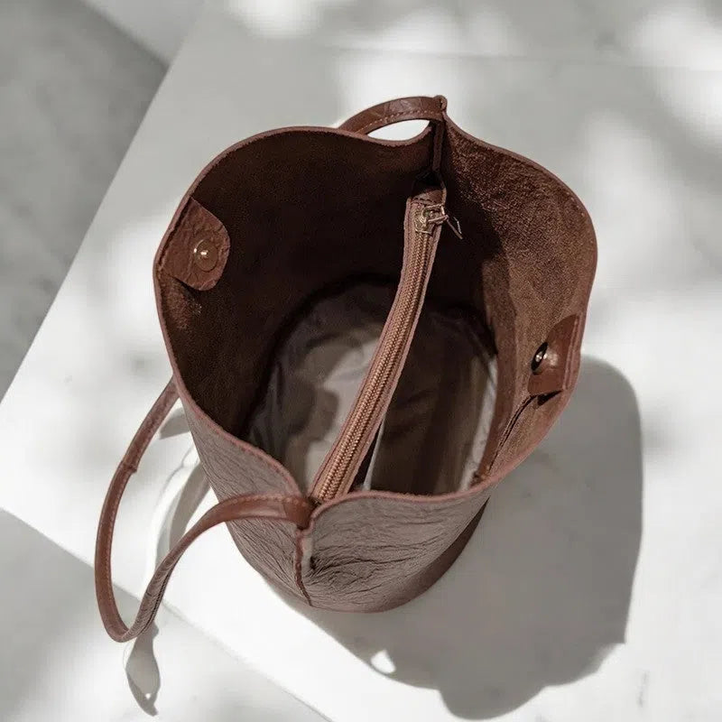 Bolso Tote Bag de PU Amplia Minimalista