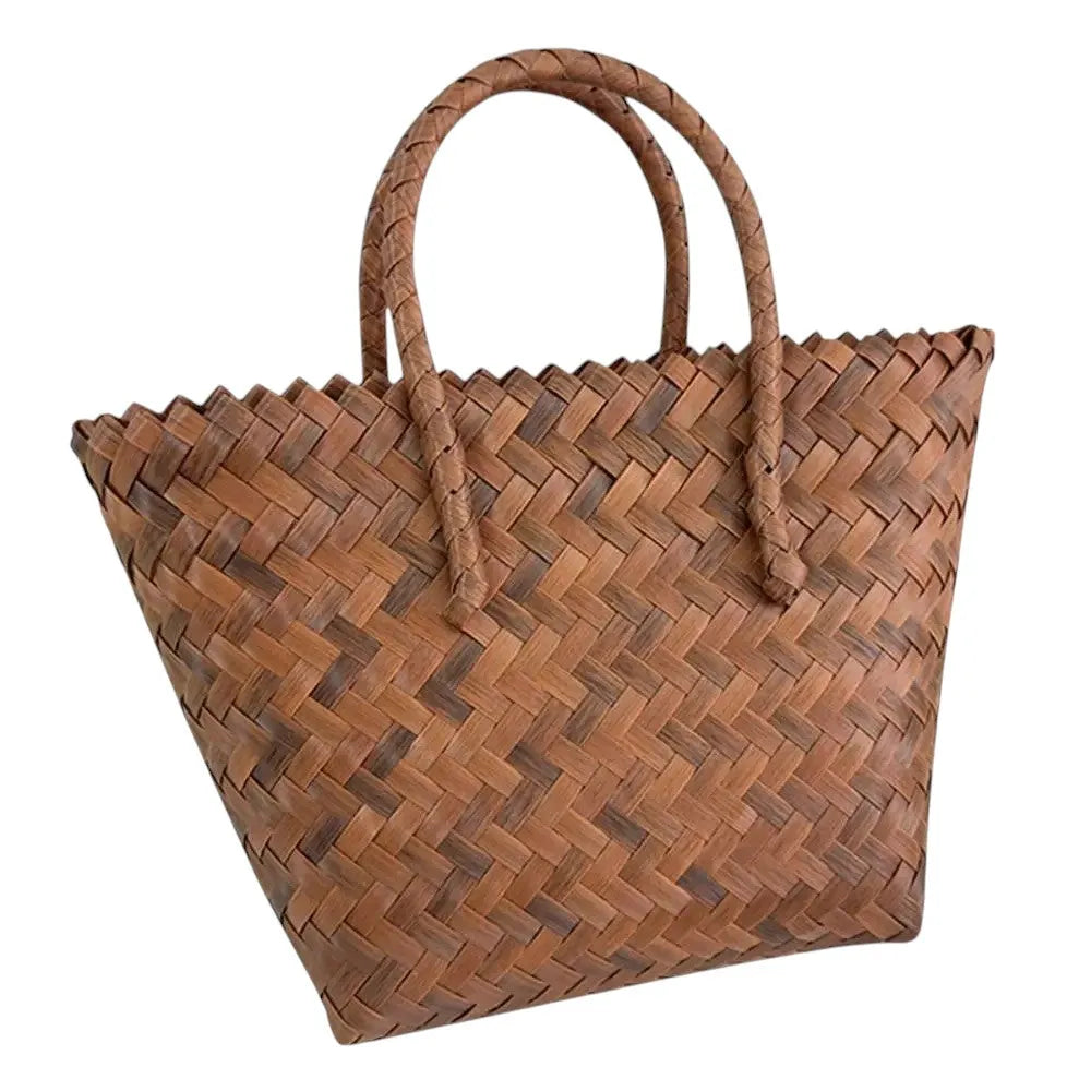 Bolso Tote Tejido de Capazo