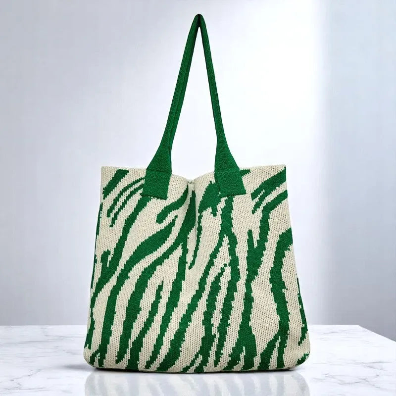 Bolso Tote a Crochet de Zebra