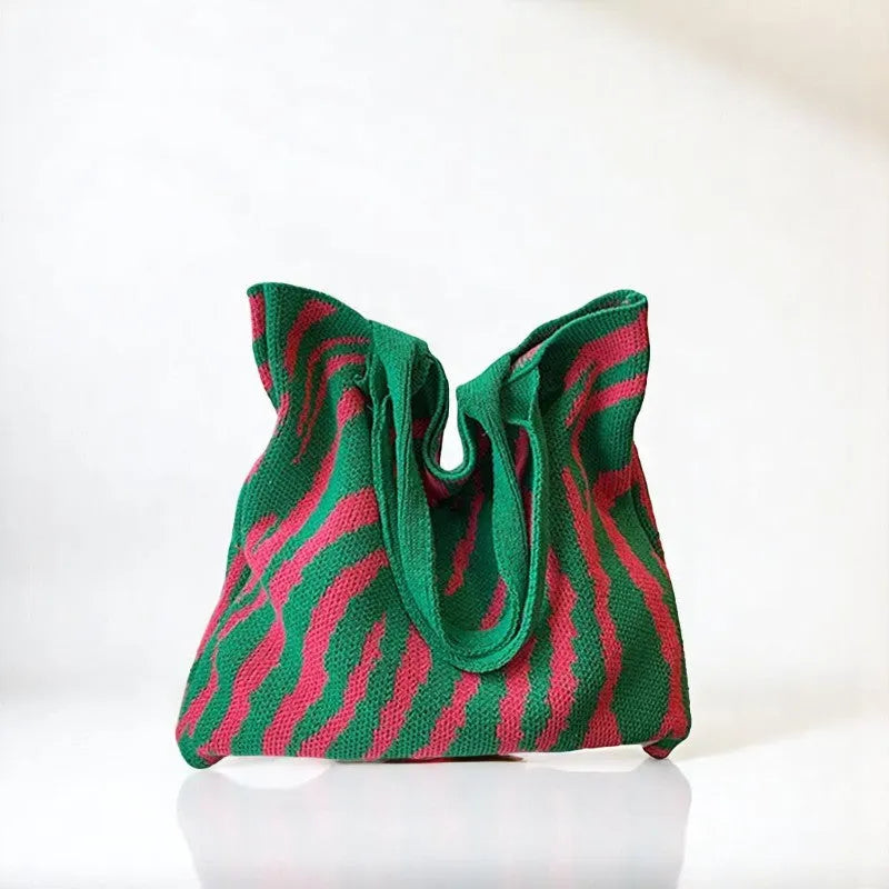Bolso Tote a Crochet de Zebra