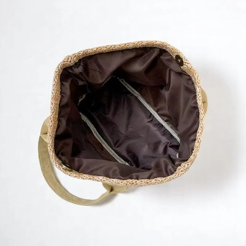 Bolso Tote de Bambú para Playa