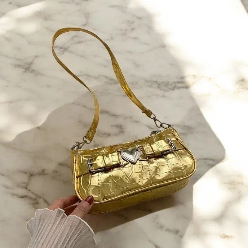 Bolso Tote de Mano con Corazón