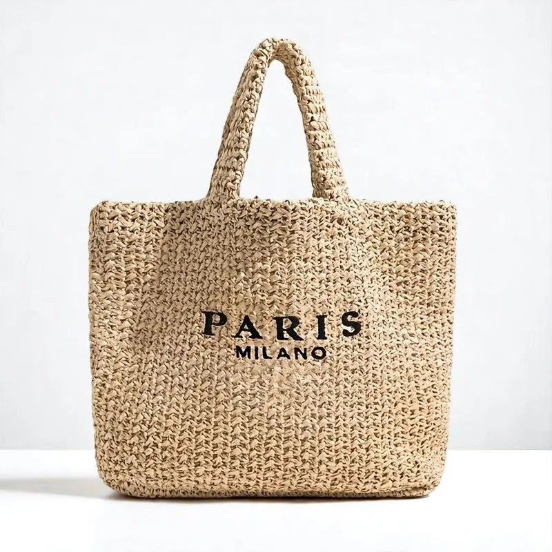 Bolso Tote de Rafia París
