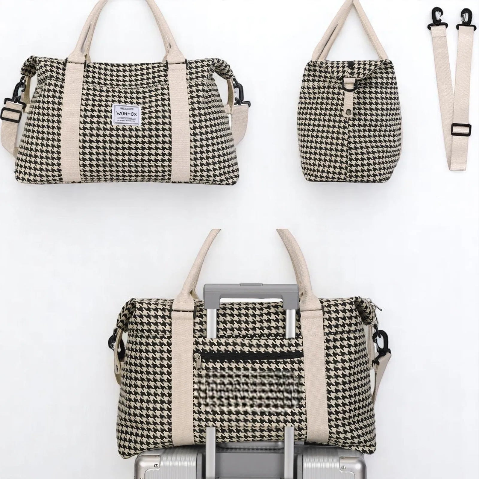 Bolso de Viaje Tote de Nylon: Ligereza y Estilo para Cada Aventura