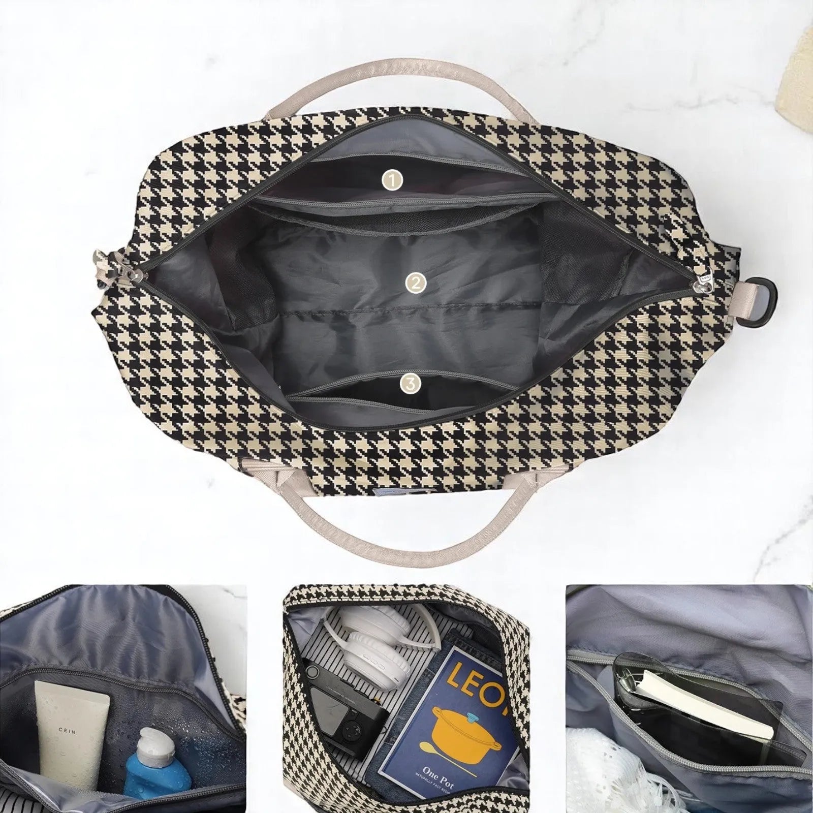 Bolso de Viaje Tote de Nylon: Ligereza y Estilo para Cada Aventura