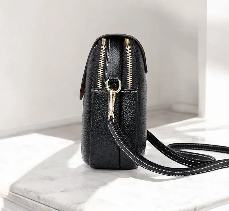 Bolso para Móvil PU Vintage Básico Negro