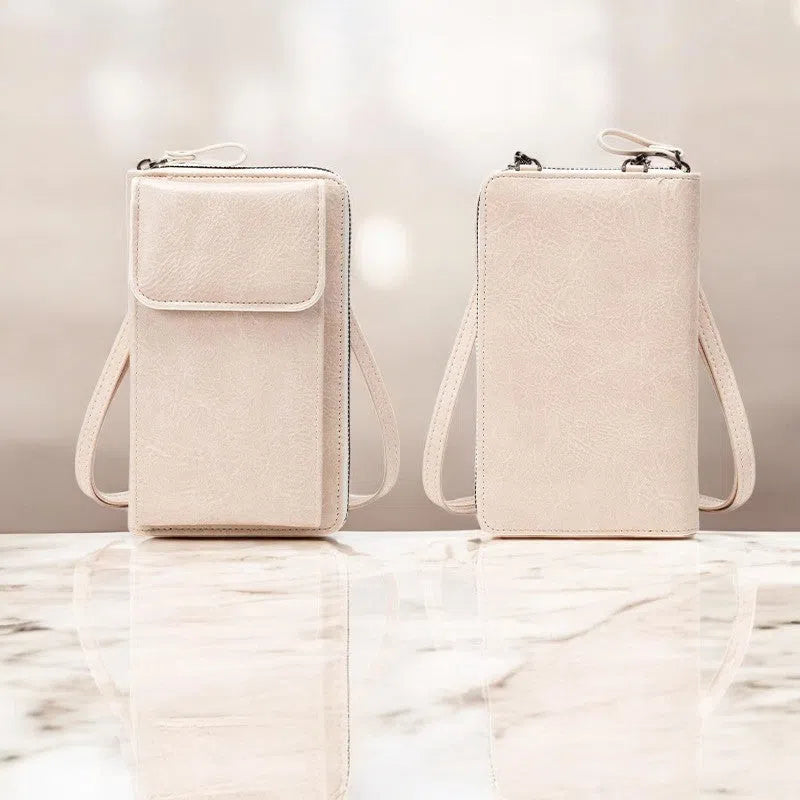 Bolso para Móvil y Cartera de Piel