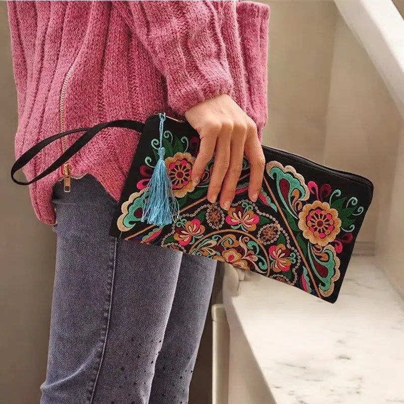 Bolso para móvil y cartera mexicano