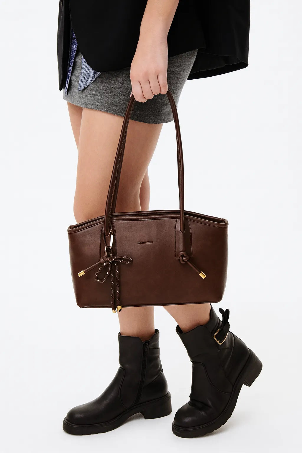 Tote Casual de PU Suave – Estilo Minimalista para tu Rutina Elegante