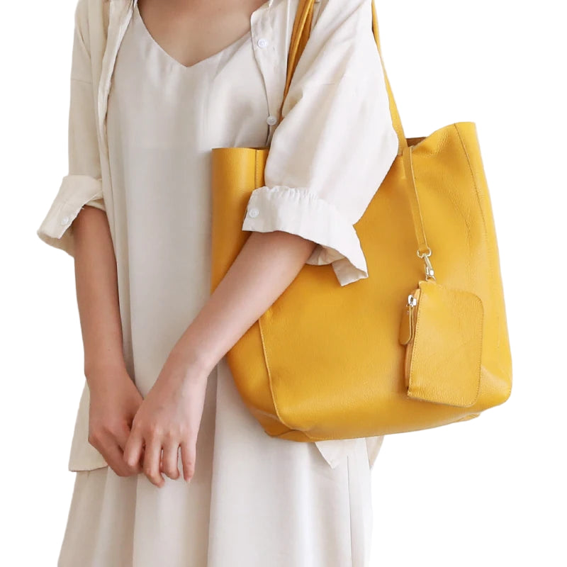 Bolso Satchel Cuero Genuino Horizontal – Elegancia Premium