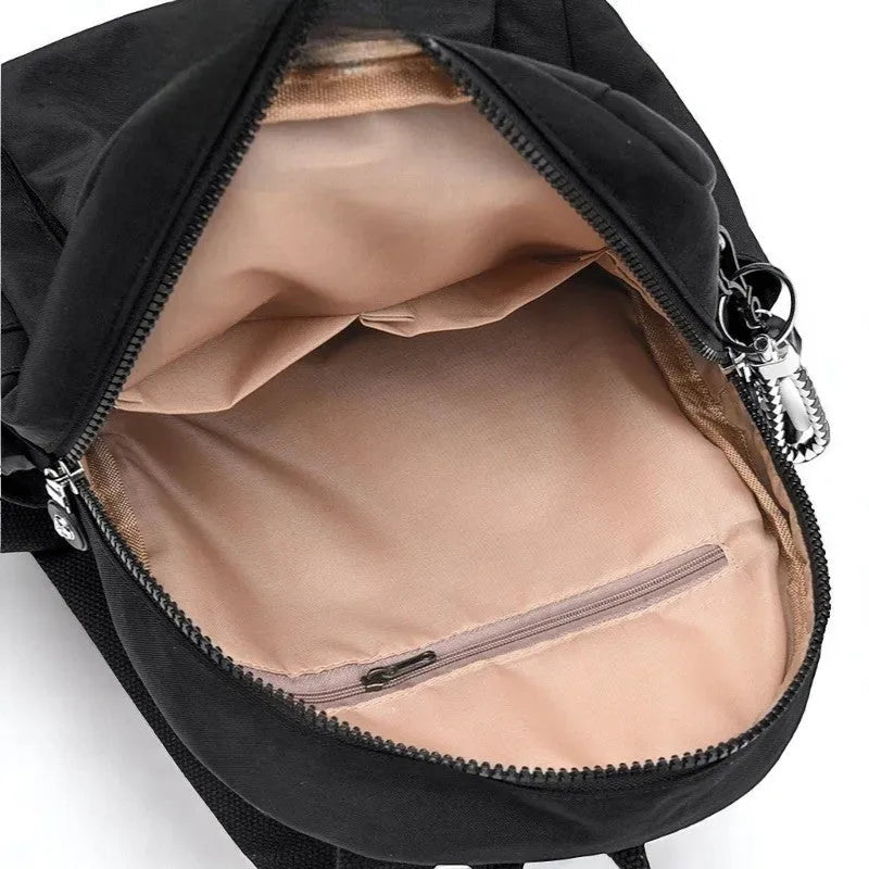 Mochila Fashion de Nylon para Mujer: Ligereza, Espacio y Estilo Premium