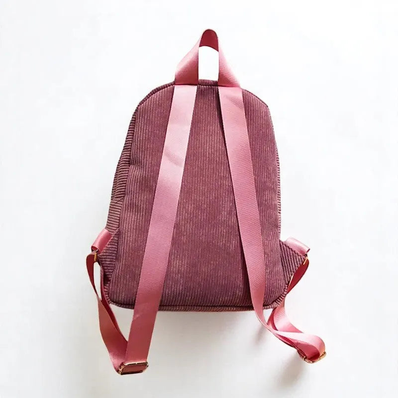 Mochila de Pana Elegante para Mujer – Estilo y Confort en Cada Salida