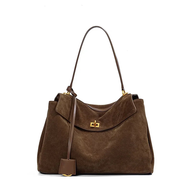 Bolso Kelly Rodeo de Piel Genuina – Elegancia Atemporal y Gran Capacidad