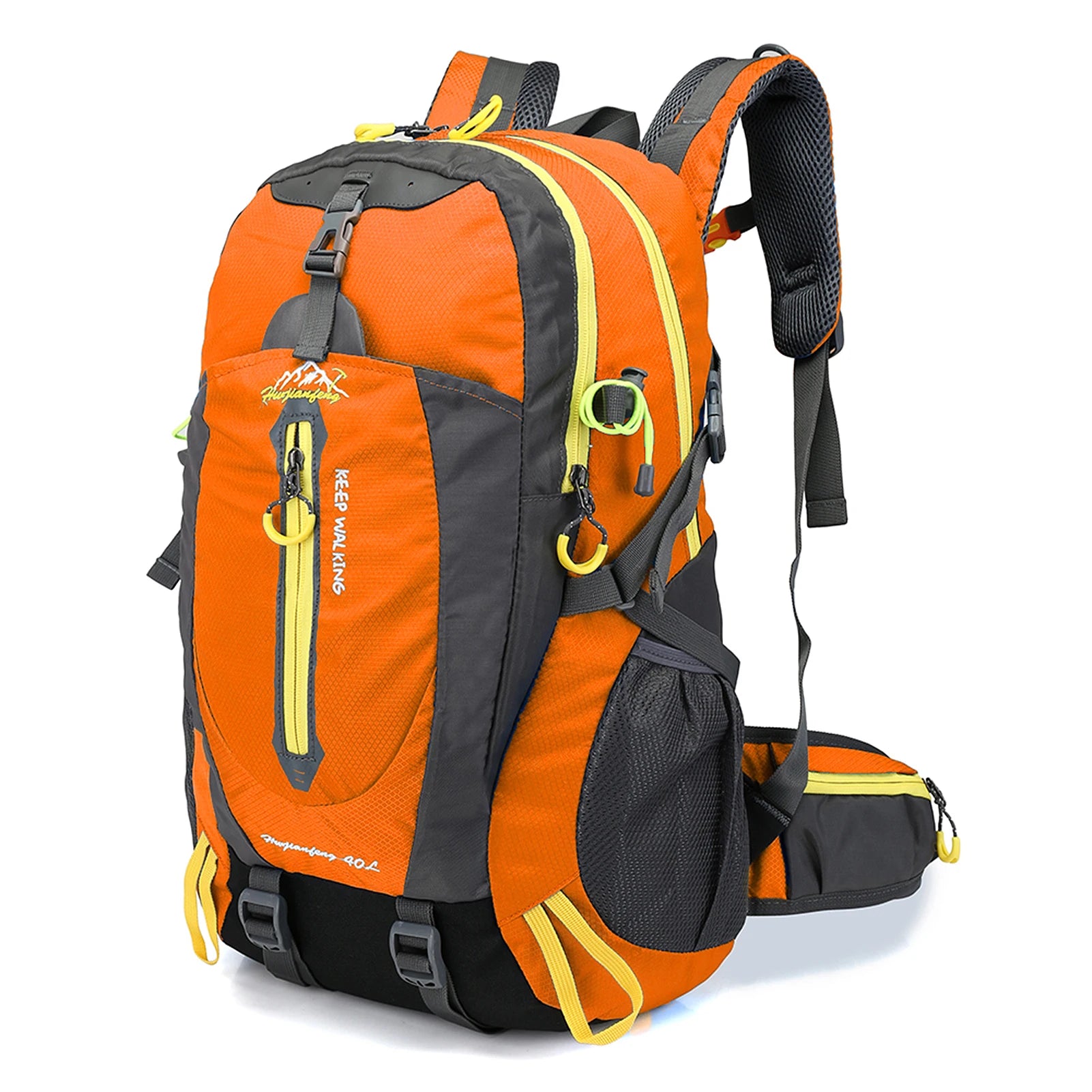 Mochila de Viaje 40L de Nailon Resistente al Agua – Aventura y Estilo Funcional