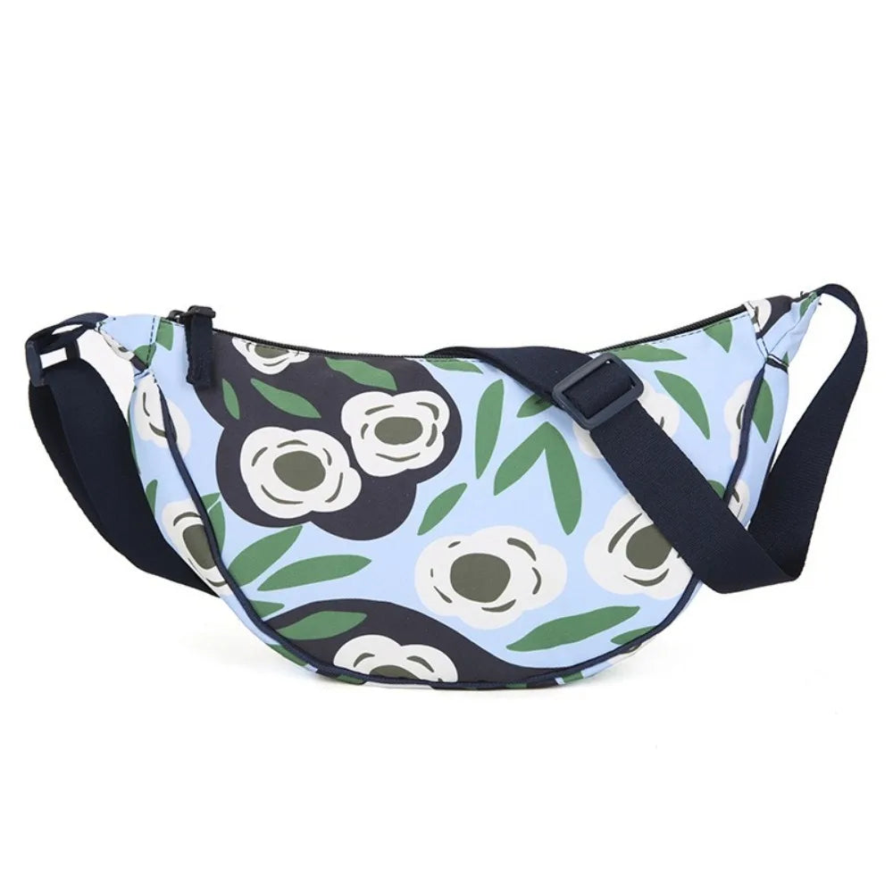 Bolso Bandolera y Riñonera de Nylon con Rayas
