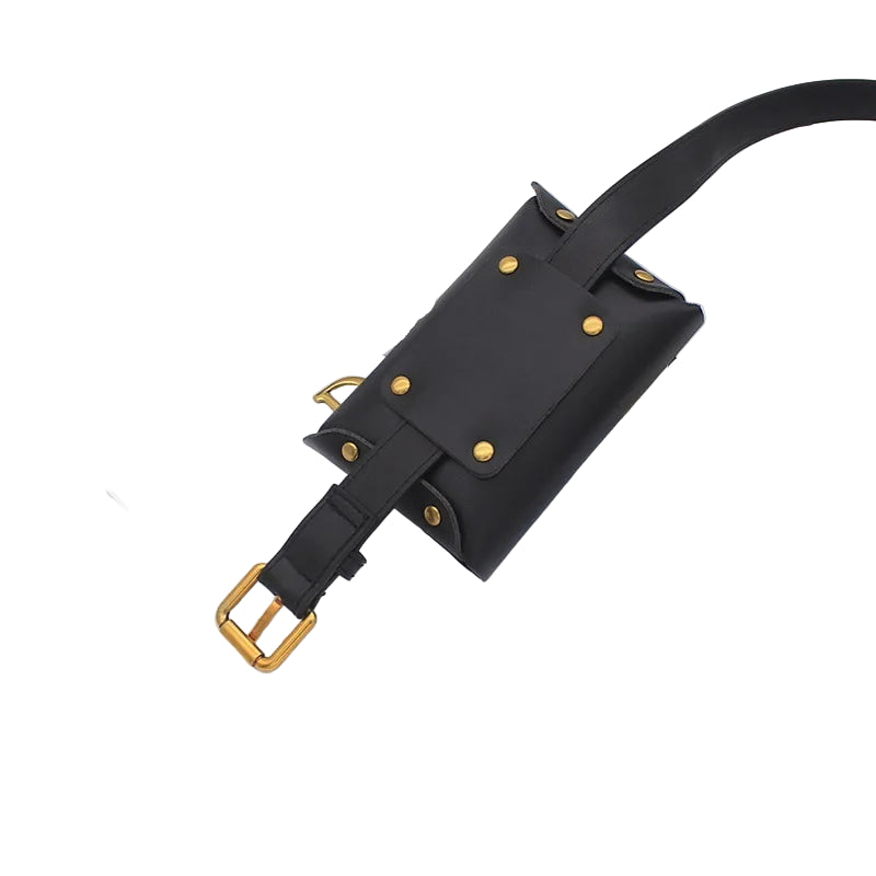 Riñonera Premium PU – Bolso de Cintura Multifuncional Compacto