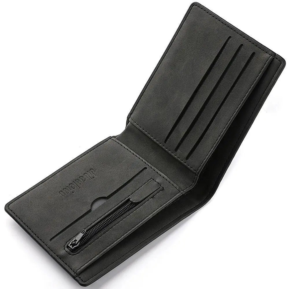 Cartera Plegable de Gran Capacidad para Hombre