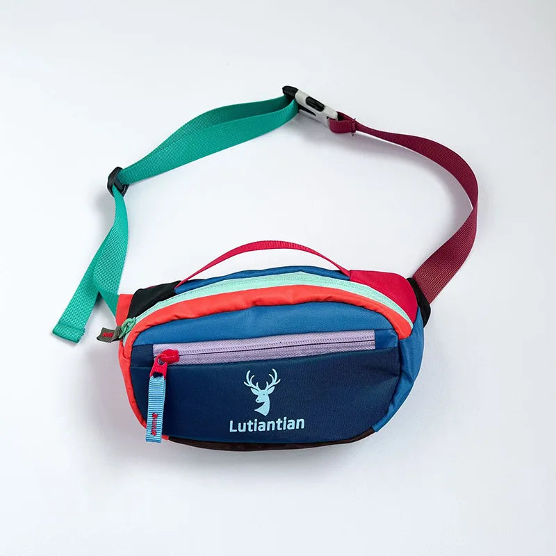 Riñonera Nylon con Letras – Diseño Box Compacto Urbano