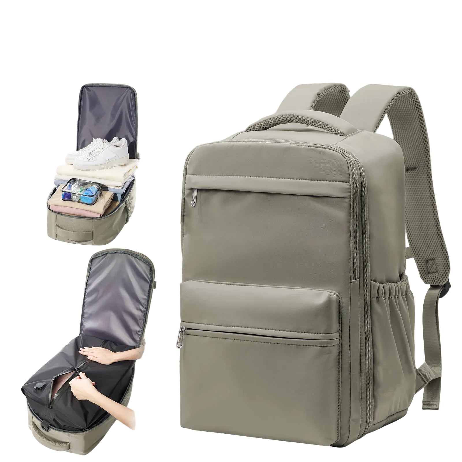 Mochila Unisex de Gran Capacidad con Compartimento para Portátil