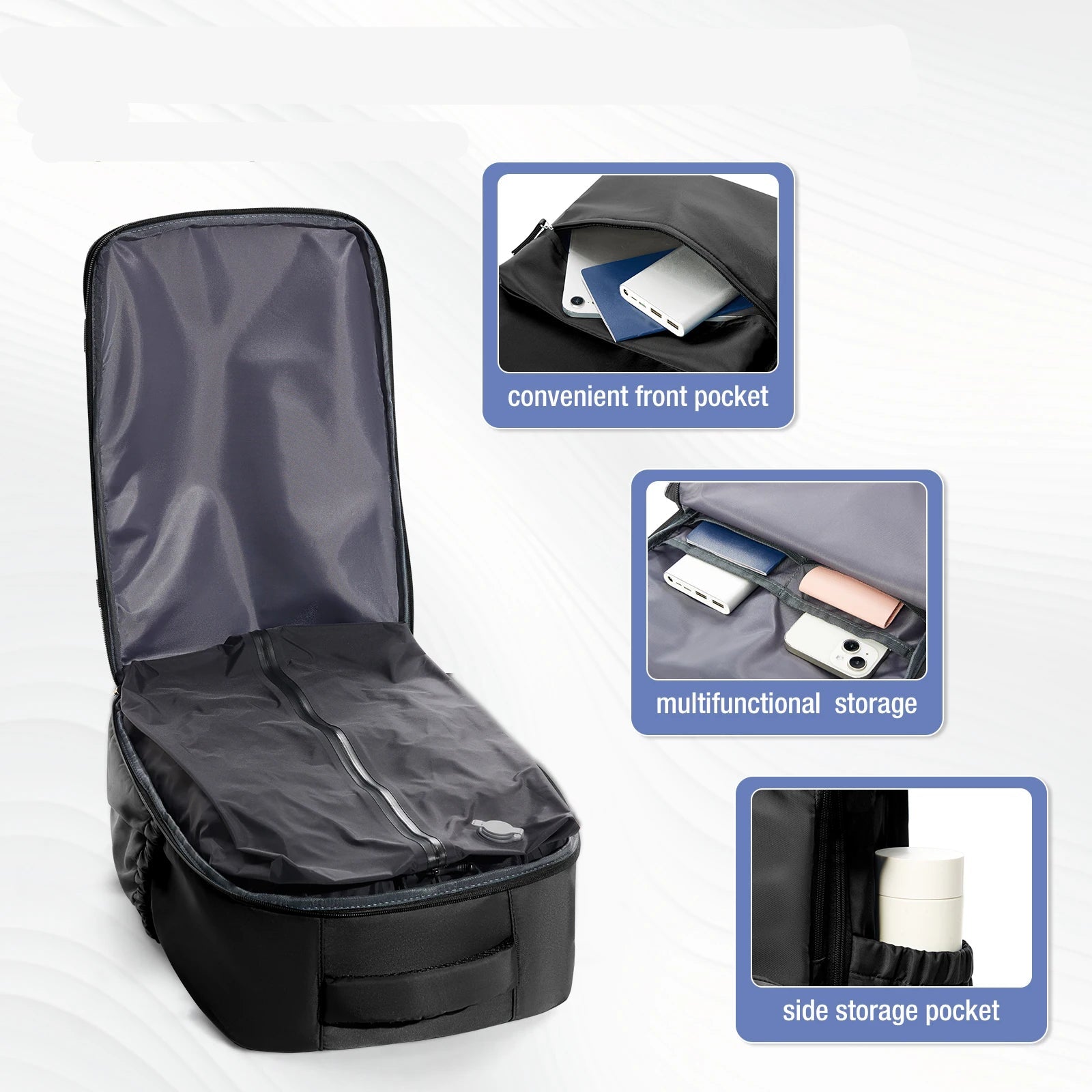 Mochila Likros de Compresión al Vacío Verde – Funcionalidad Outdoor y Confort