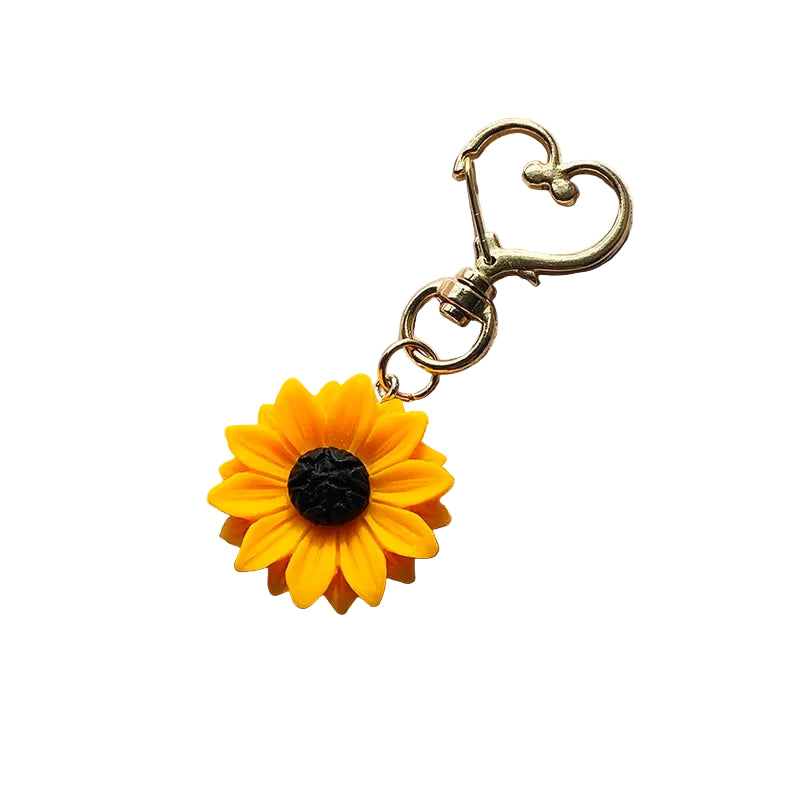Charm Girasol de Resina para Bolso – Detalle Romántico y Elegancia Natural