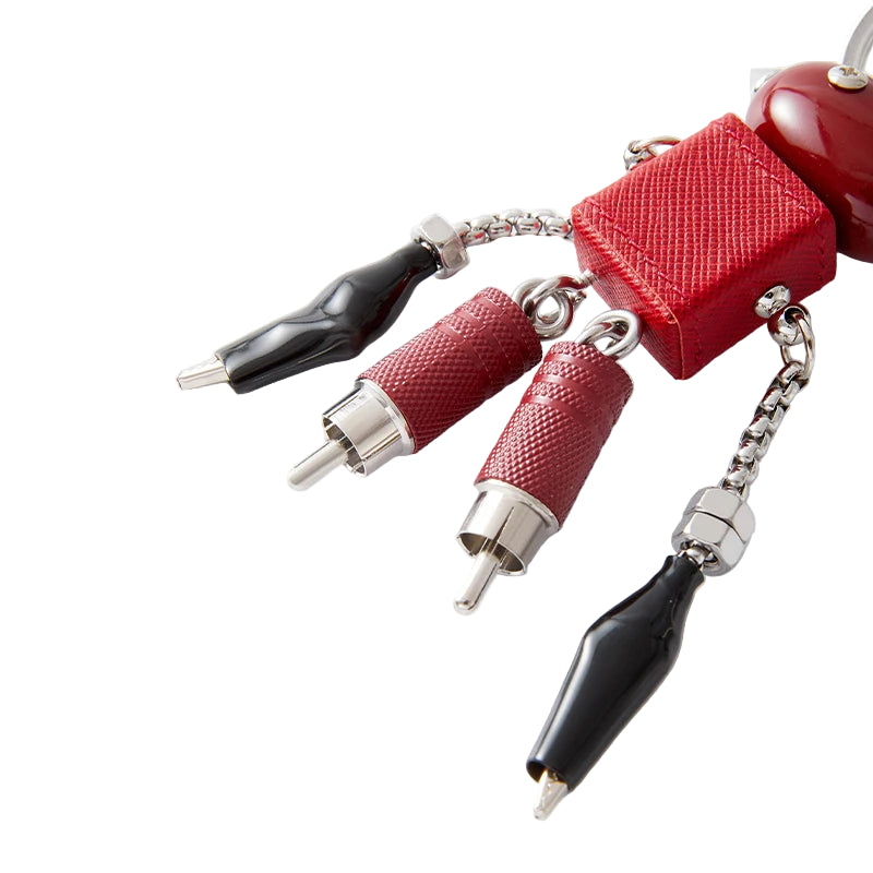 Charm Colgante Robot en Cuero Premium – Elige tu Color Favorito