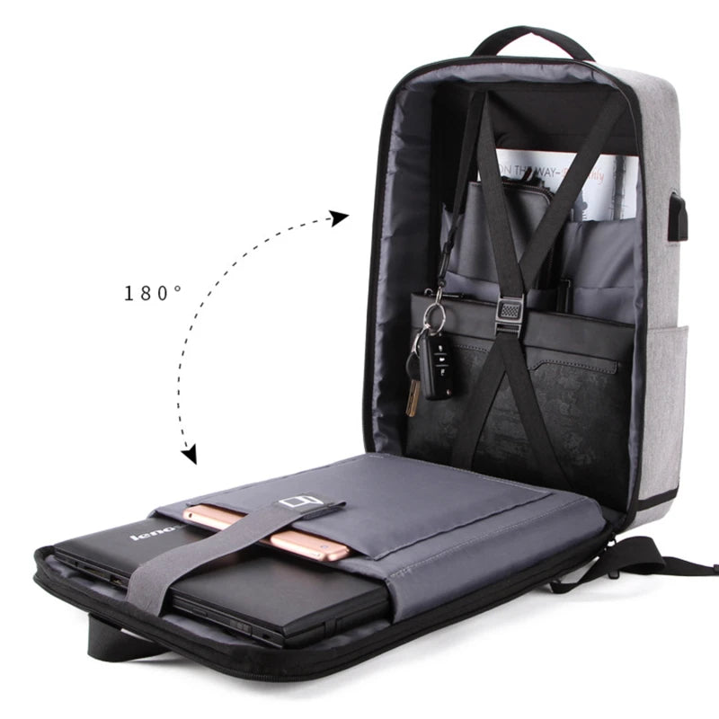 Mochila Urbana de Oxford con Compartimento para Portátil – Estilo Funcional Diario