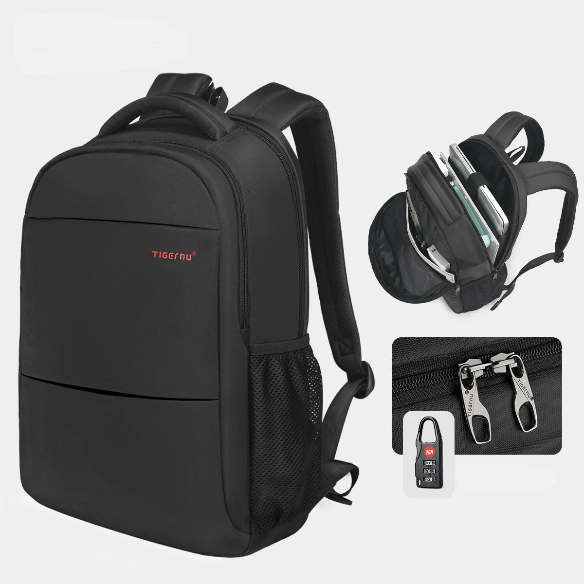 Mochila Antirrobo Impermeable para Portátil 15,6" – Seguridad, Capacidad y Estilo Diario