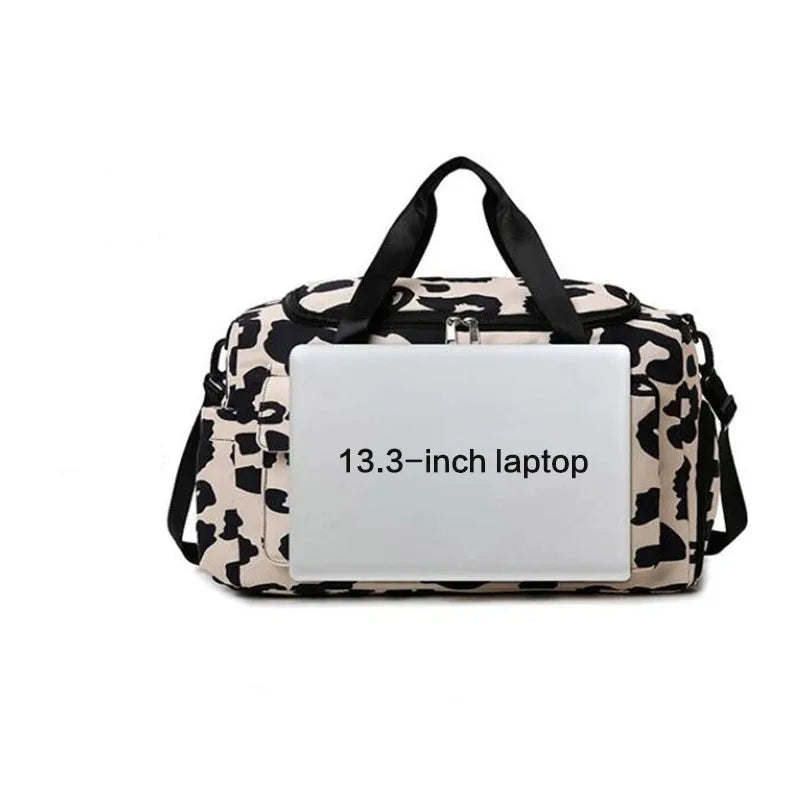 Bolsa de Viaje Leopardo para Mujer – Estilo Salvaje y Gran Capacidad