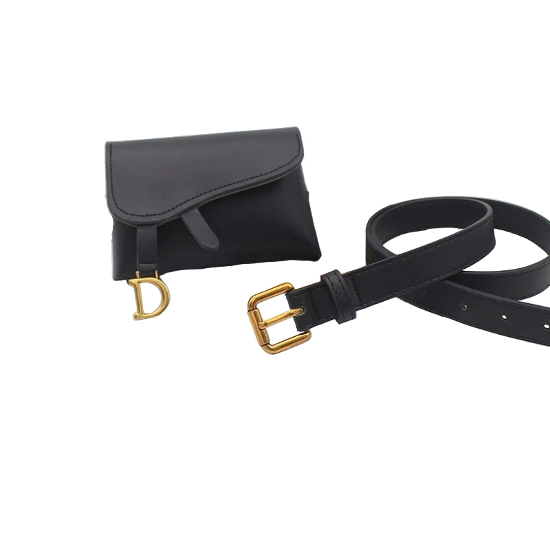 Riñonera Premium PU – Bolso de Cintura Multifuncional Compacto