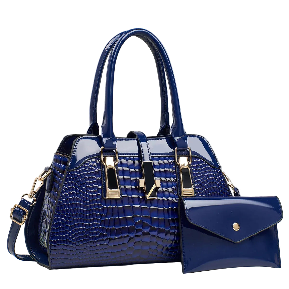 Bolso Tote Azul para Mujer – Elegancia Moderna y Presencia Sofisticada