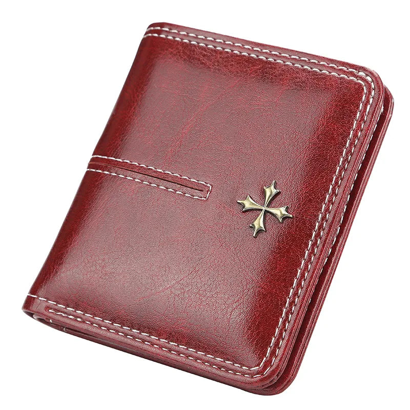 Mini Cartera Corta con Ventana para DNI para Mujer