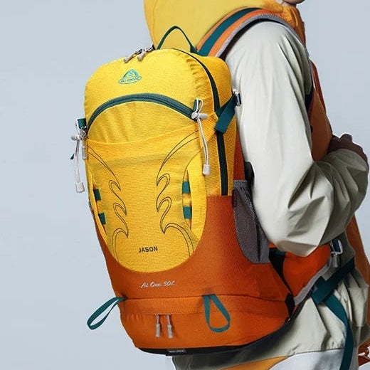 Mochila Deportiva 30L Naranja Impermeable – Ultraligera y Outdoor