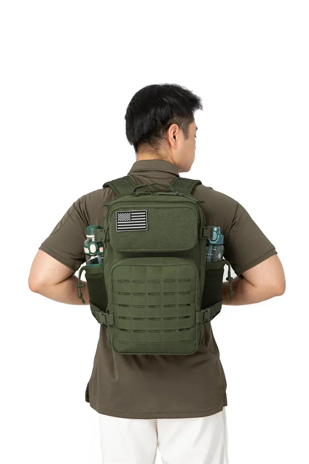 Mochila Táctica 45L Verde Militar – Resistencia Extrema y Funcionalidad Outdoor