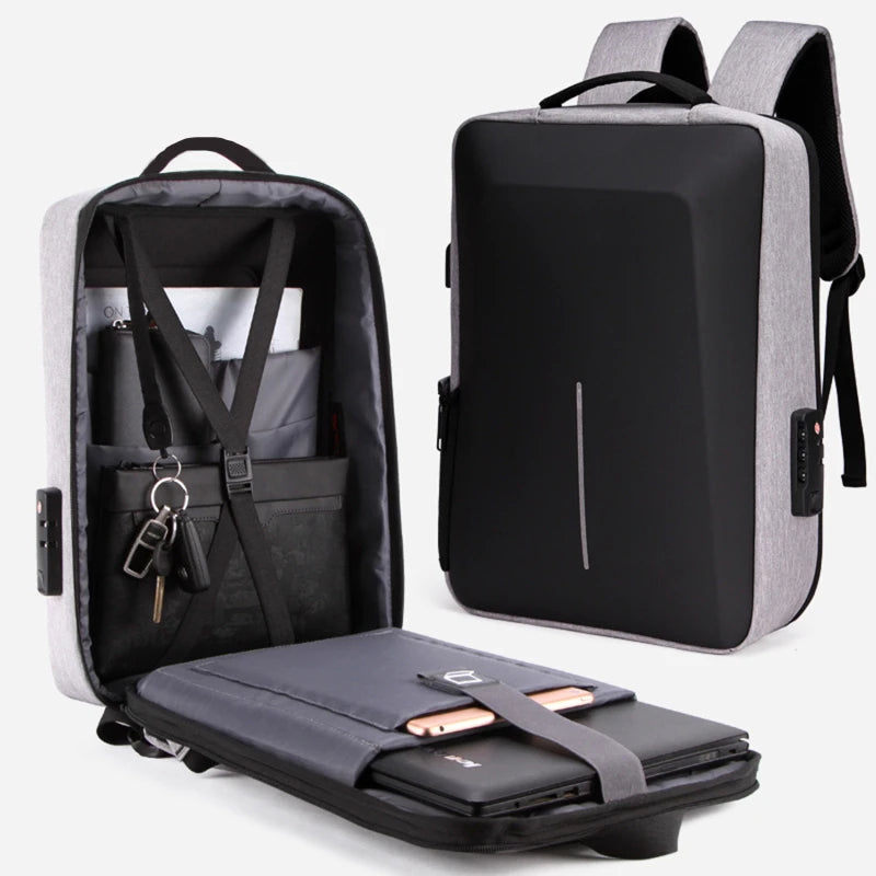 Mochila Urbana de Oxford con Compartimento para Portátil – Estilo Funcional Diario