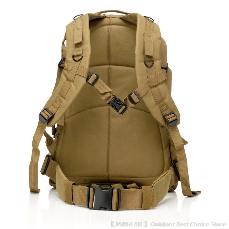 Mochila Táctica 3D Jarhead 40L Caqui – Funcionalidad y Estilo Militar